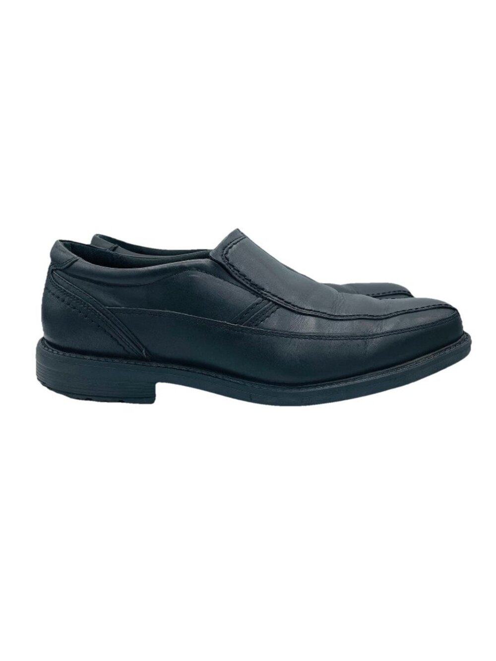 Rockport Shoes Mens 11 Wide Black Dress Slip On Comfort Stretch Trutech Heeled